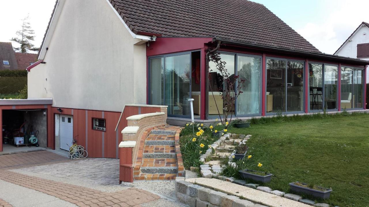 3 Chambres Privees Dans Un Jardin D'Hiver, Garage Voiture, Velos, Motos Tourville-sur-Arques Eksteriør bilde
